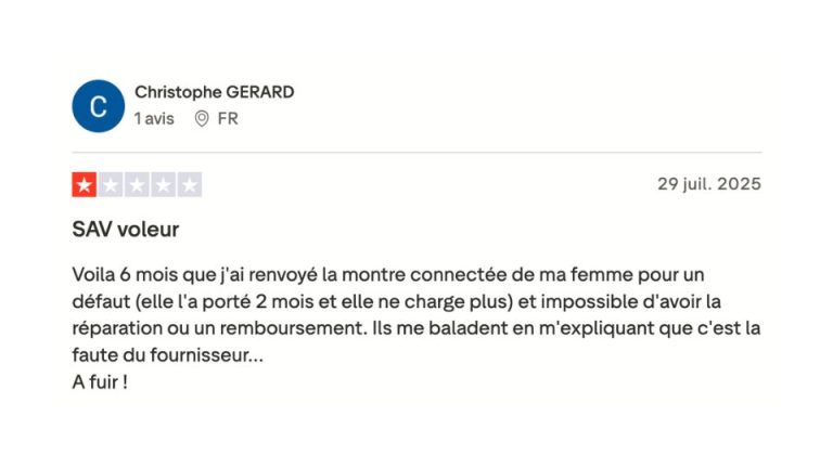 avis SAV Julien d'Orcel